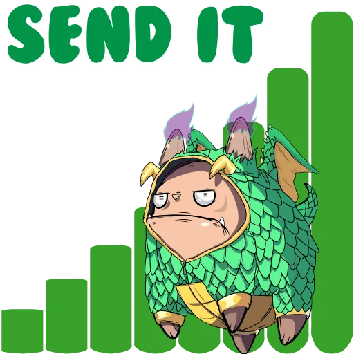 🥰 Стикер «Toly The Bu Dragon» для Telegram