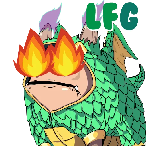 🔥 Стикер «Toly The Bu Dragon» для Telegram