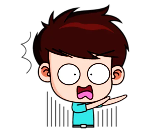 😳 Стикер «Chibi Dream Team - Tom and Jane» для Telegram