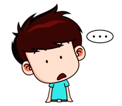 😧 Стикер «Chibi Dream Team - Tom and Jane» для Telegram