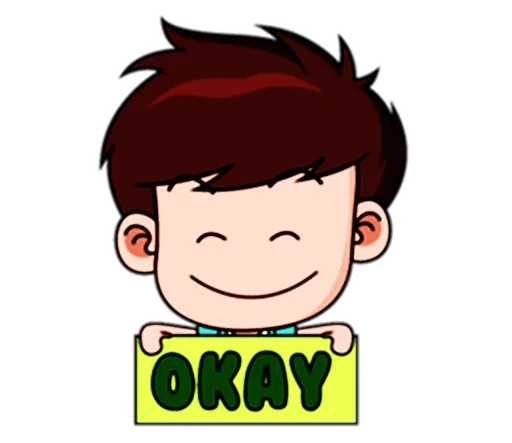 👌 Стикер «Chibi Dream Team - Tom and Jane» для Telegram