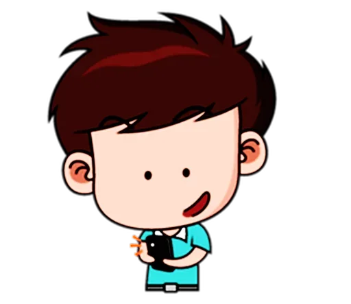 📱 Стикер «Chibi Dream Team - Tom and Jane» для Telegram