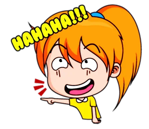 😆 Стикер «Chibi Dream Team - Tom and Jane» для Telegram