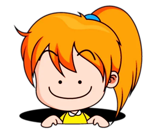🙋 Стикер «Chibi Dream Team - Tom and Jane» для Telegram