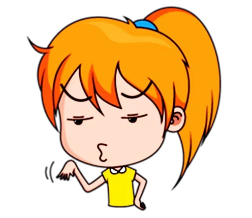😑 Стикер «Chibi Dream Team - Tom and Jane» для Telegram
