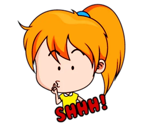 🤫 Стикер «Chibi Dream Team - Tom and Jane» для Telegram