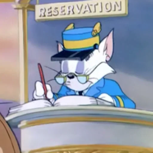 🕸 Стикер «Tom and Jerry Том и Джерри» для Telegram