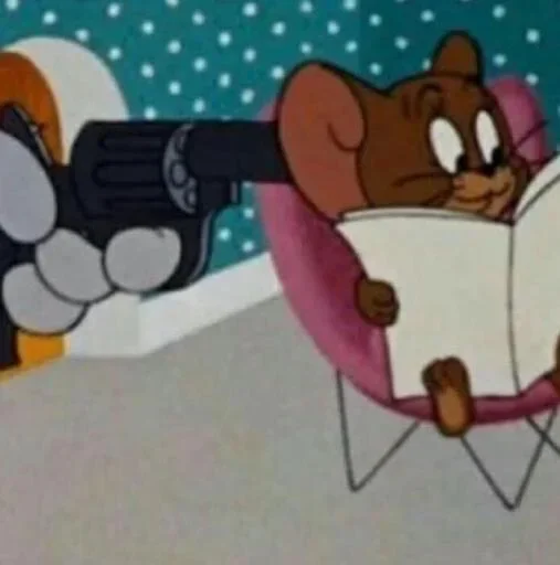 🕸 Стикер «Tom and Jerry Том и Джерри» для Telegram