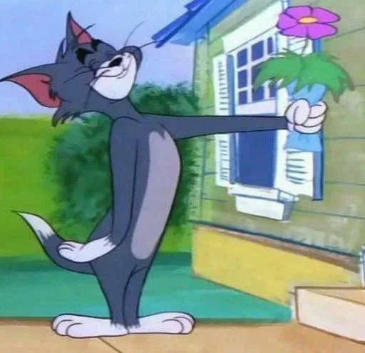 🕸 Стикер «Tom and Jerry Том и Джерри» для Telegram