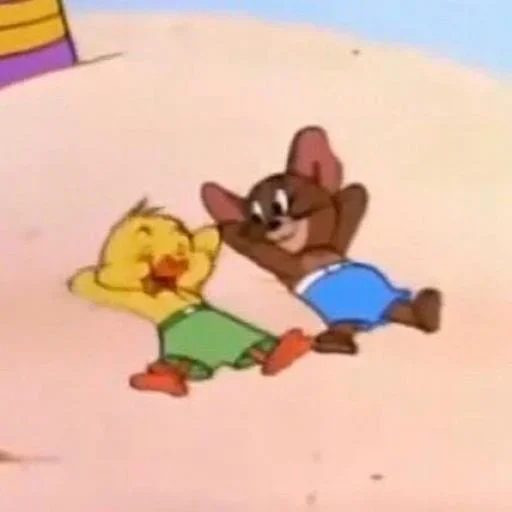 🕸 Стикер «Tom and Jerry Том и Джерри» для Telegram