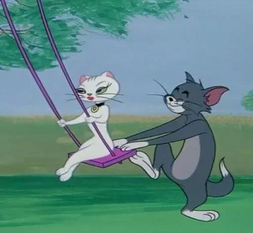 🕸 Стикер «Tom and Jerry Том и Джерри» для Telegram