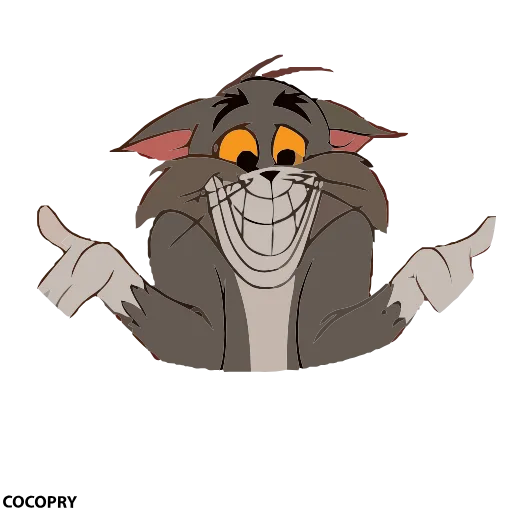 🤷‍♂ Стикер «Tom and Jerry» для Telegram