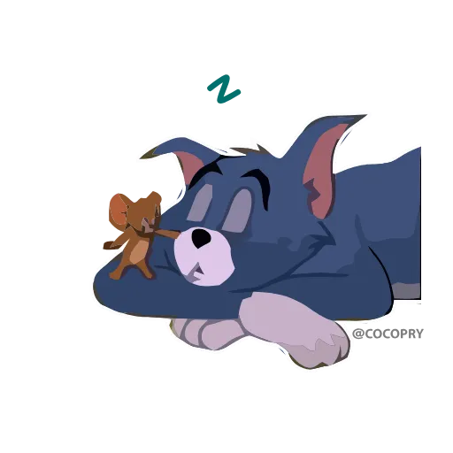 😴 Стикер «Tom and Jerry» для Telegram