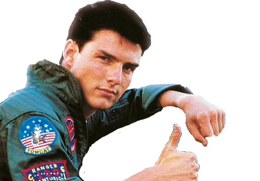 👍 Стикер «Tom Cruise» для Telegram