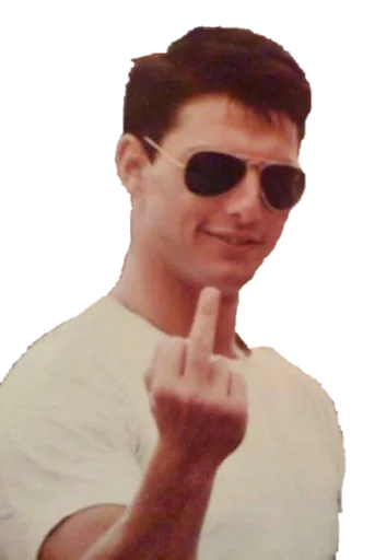 🖕 Стикер «Tom Cruise» для Telegram