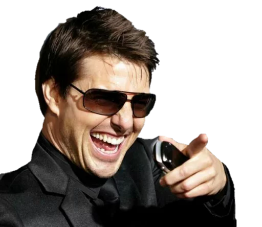 😎 Стикер «Tom Cruise» для Telegram