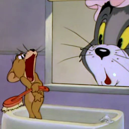 🛁 Стикер «Tom & Jerry» для Telegram