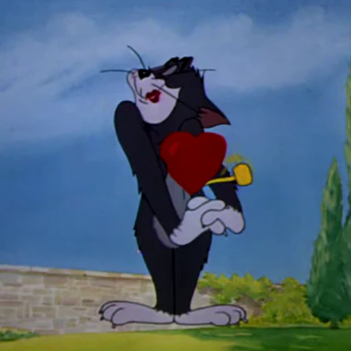 ❤️ Стикер «Tom & Jerry» для Telegram