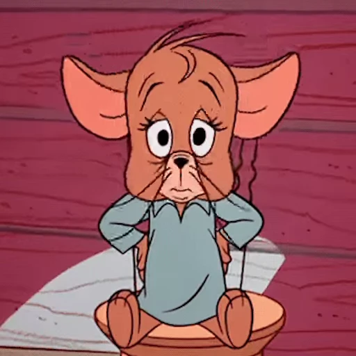 😴 Стикер «tom and jerry» для Telegram