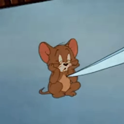 😔 Стикер «tom and jerry» для Telegram
