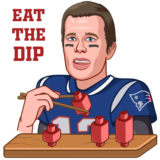 🤑 Стикер «Tom Brady Inu» для Telegram