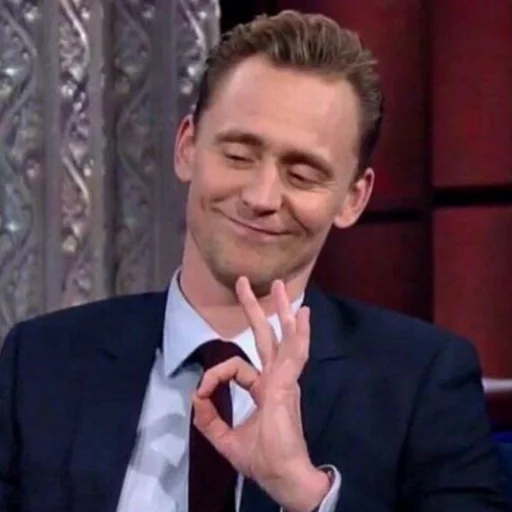 🧊 Стикер «Tom Hiddleston» для Telegram