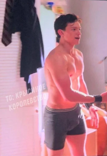 🕸 Стикер «Tom Holland Funny» для Telegram