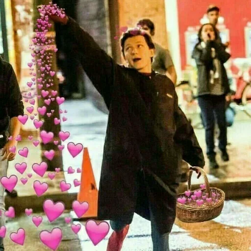 💜 Стикер «Tom Holland Funny» для Telegram