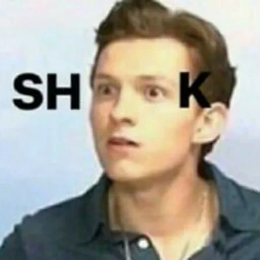 😨 Стикер «Tom Holland Funny» для Telegram