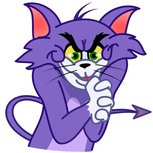Стикер 17 Tom & Jerry