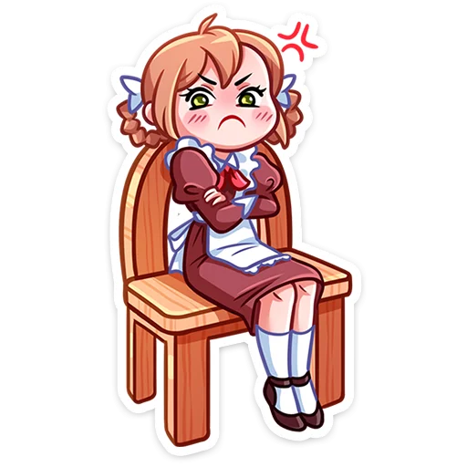 😝 Стикер «Томочка без надписей» для Telegram