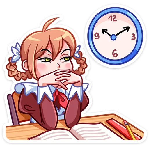 🥱 Стикер «Томочка без надписей» для Telegram