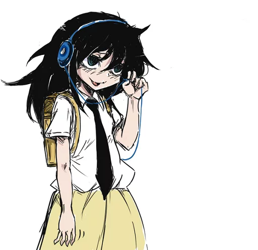 Стикерпак Tomoko Kuroki для Telegram
