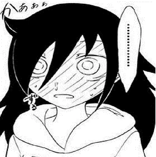 😳 Стикер «Tomoko Kuroki» для Telegram
