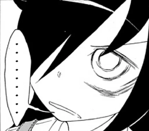 👎 Стикер «Tomoko Kuroki» для Telegram