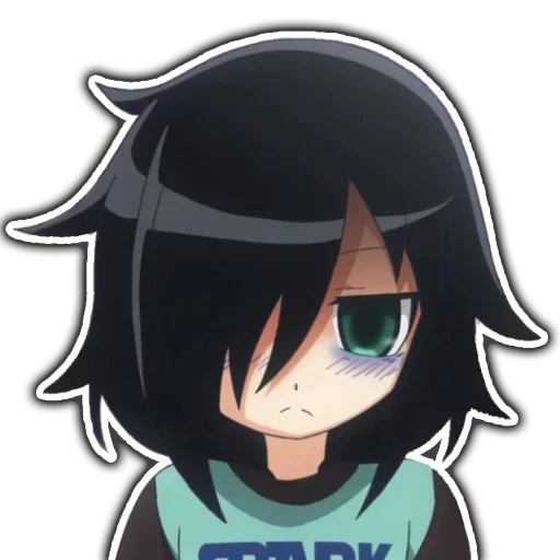 😒 Стикер «Tomoko» для Telegram