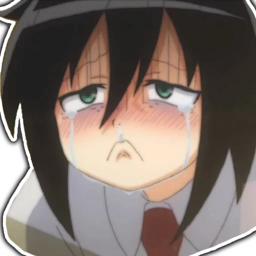 😭 Стикер «Tomoko» для Telegram