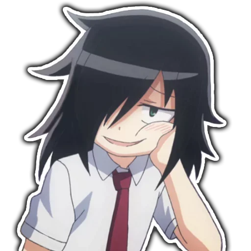 😏 Стикер «Tomoko» для Telegram