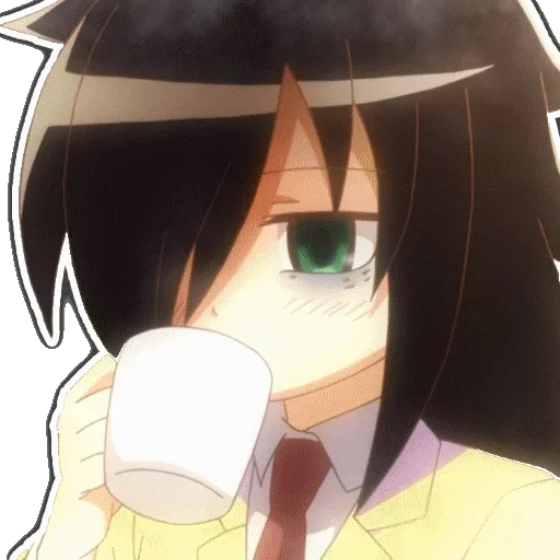☕️ Стикер «Tomoko» для Telegram