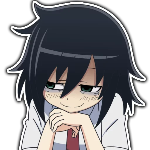 😏 Стикер «Tomoko» для Telegram