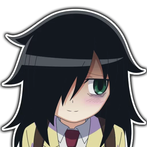Стикерпак Tomoko для Telegram