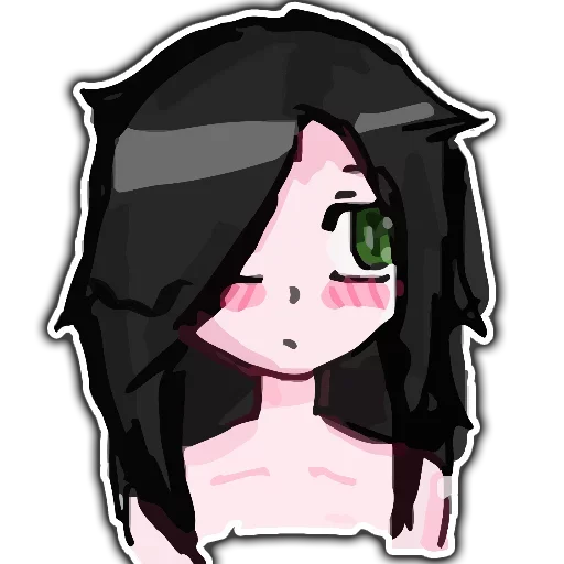 ☺️ Стикер «Tomoko» для Telegram