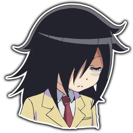 🙁 Стикер «Tomoko» для Telegram