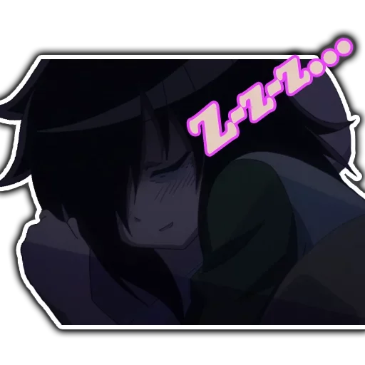 😴 Стикер «Tomoko» для Telegram