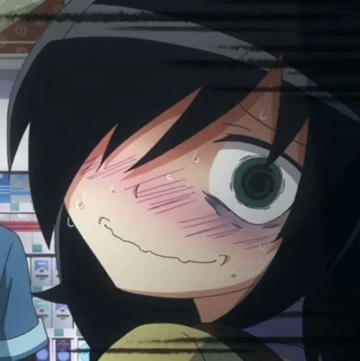 🤗 Стикер «WataMote» для Telegram