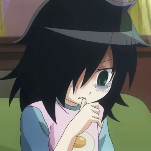 🤔 Стикер «WataMote» для Telegram
