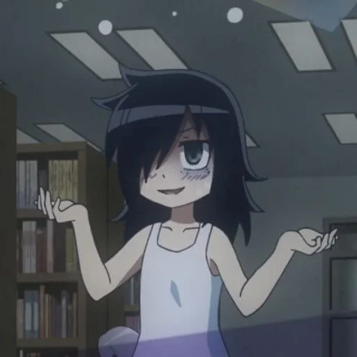 😶 Стикер «WataMote» для Telegram