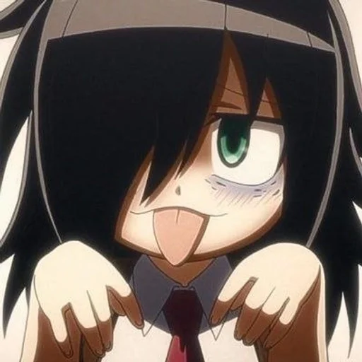 😛 Стикер «WataMote» для Telegram