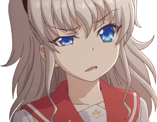 😕 Стикер «Nao Tomori» для Telegram