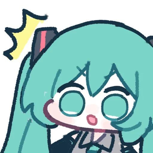 ❗️ Стикер «Hatsune Miku» для Telegram